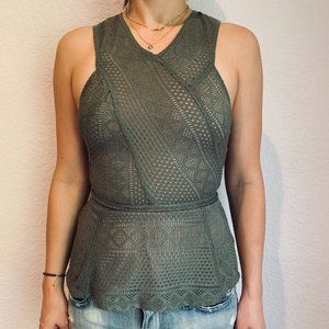NWT BCBGMAXAZRIA HANNE mesh tank size xs